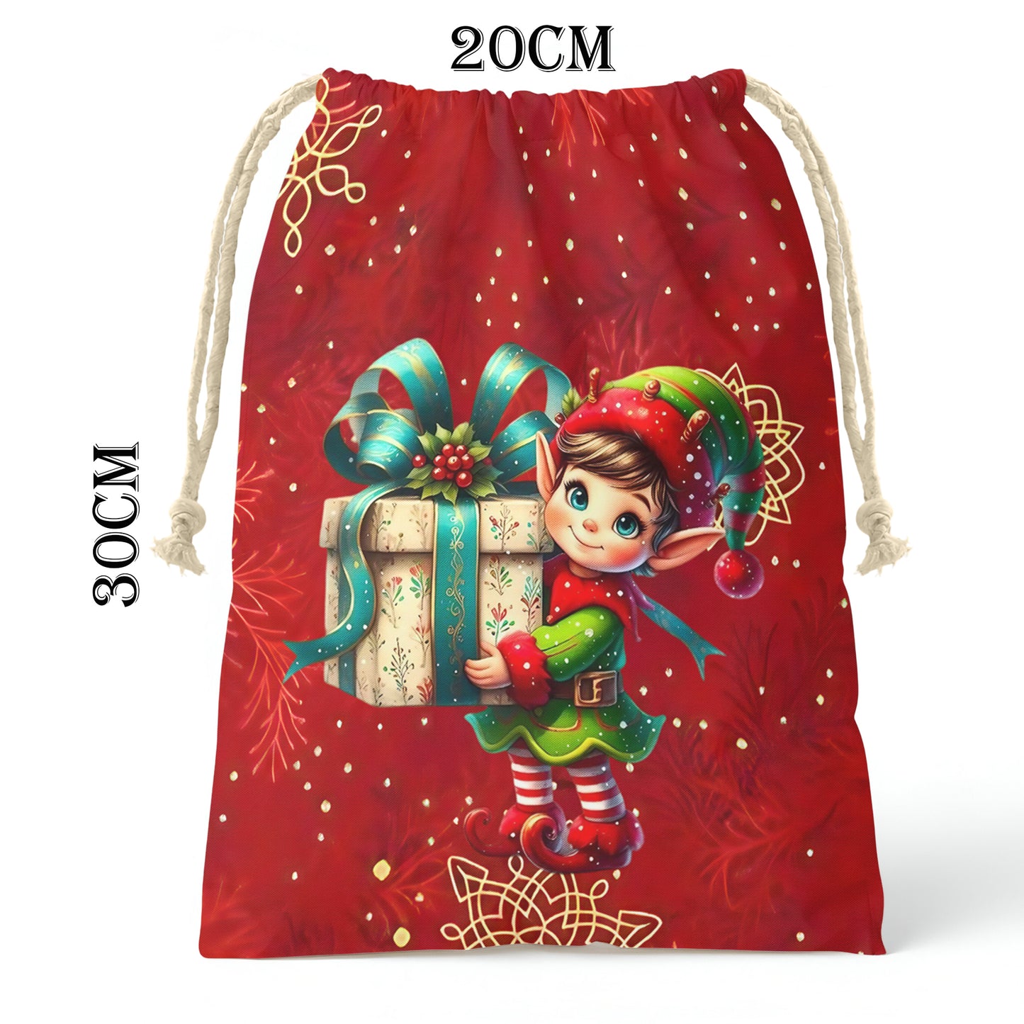 Christmas Elf Wishes Gift Bag (Set of 3)