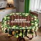 Christmas Lights Round Tablecloth