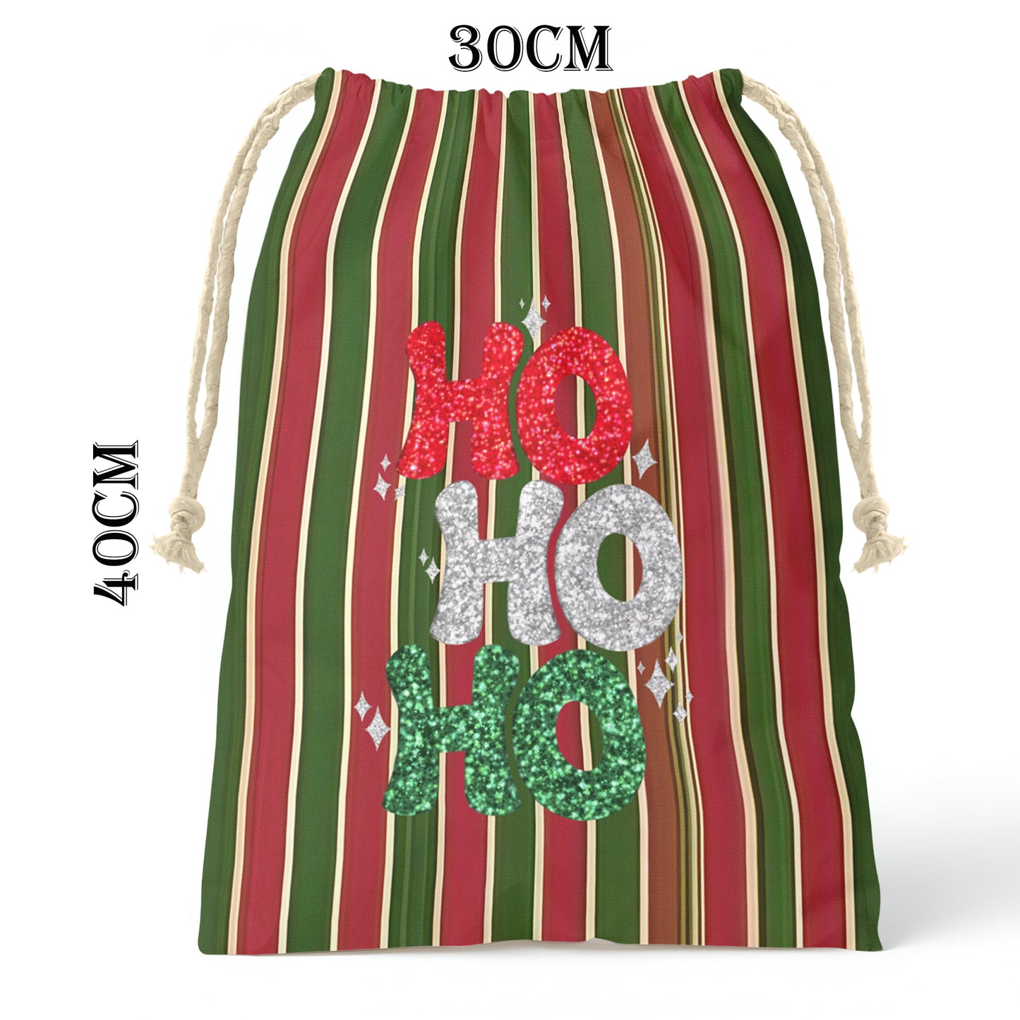 Christmas Poinsettia Gift Bag (Set of 2)