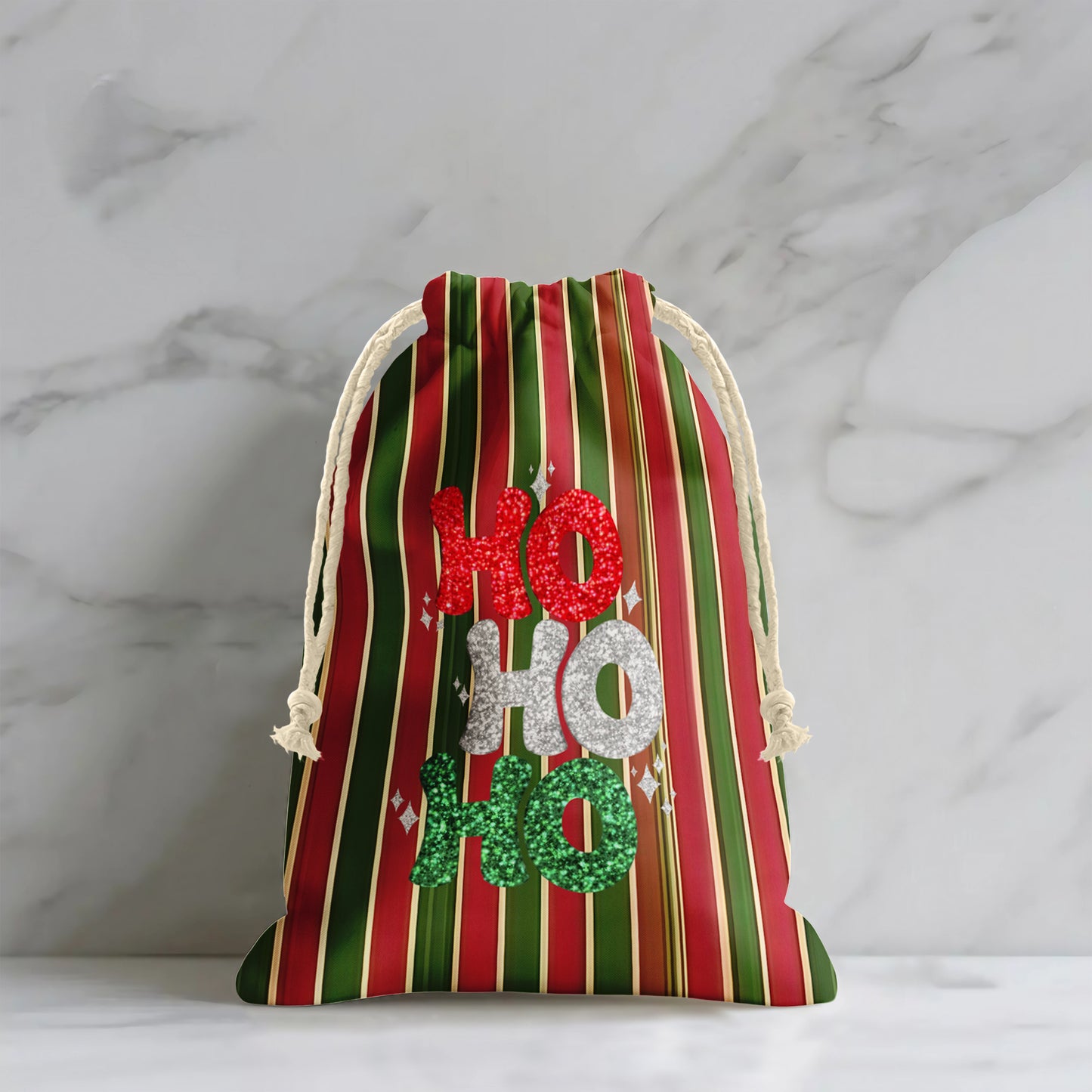 Christmas Poinsettia Gift Sack
