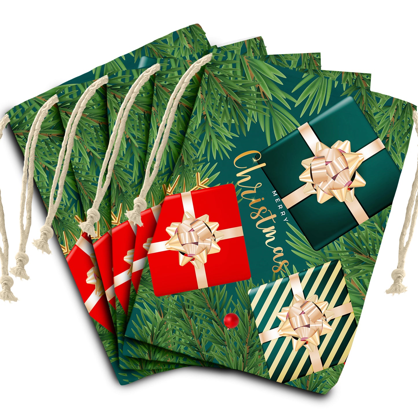 Christmas Presents Gift Bag (Set of 3)
