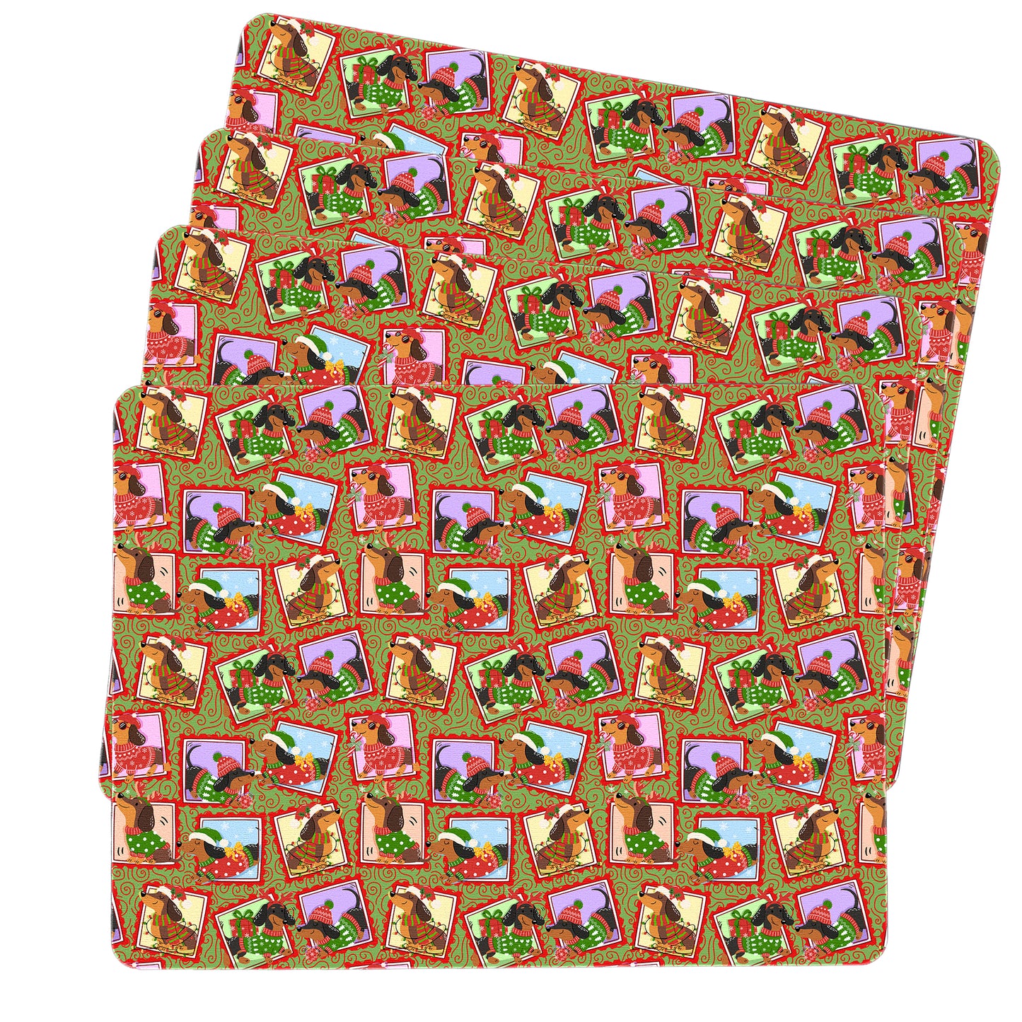 Christmas Puppy Placemats