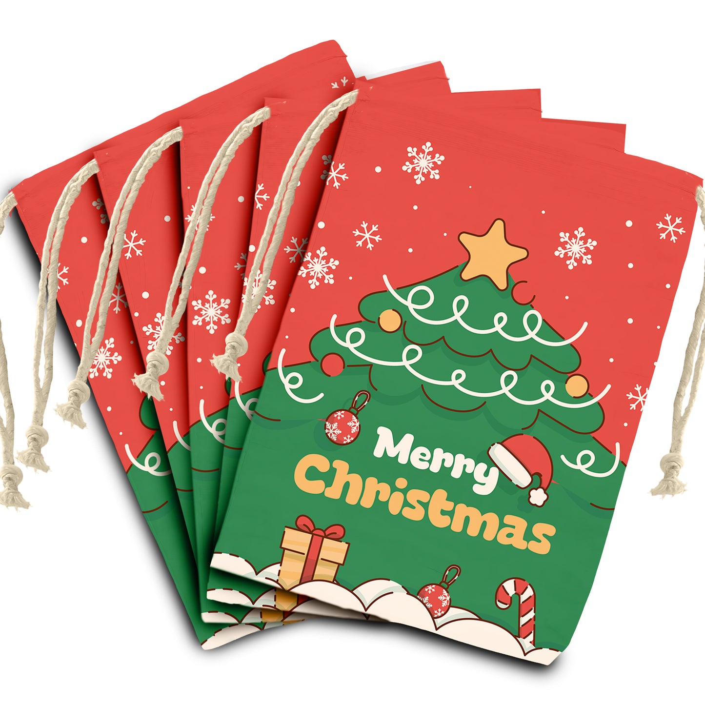 Christmas Tree Gift Bag (Set of 3)