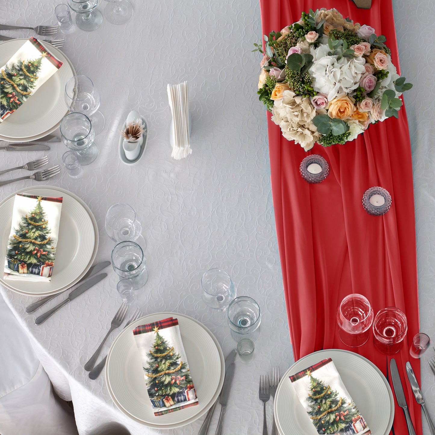 Christmas Tree Napkins