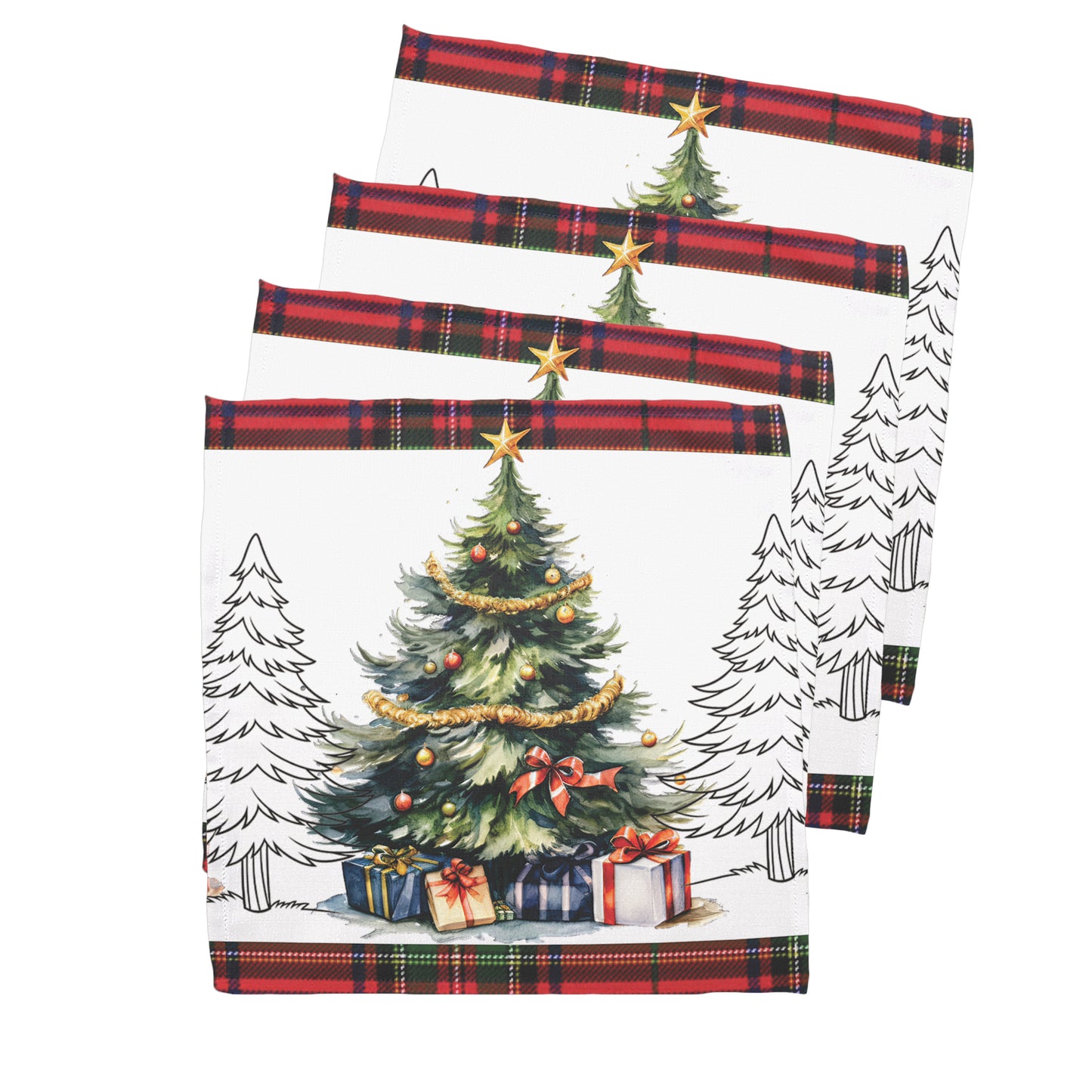 Christmas Tree Napkins