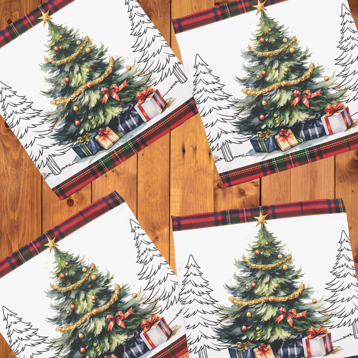 Christmas Tree Napkins