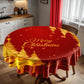 Christmas Tree Round Tablecloth