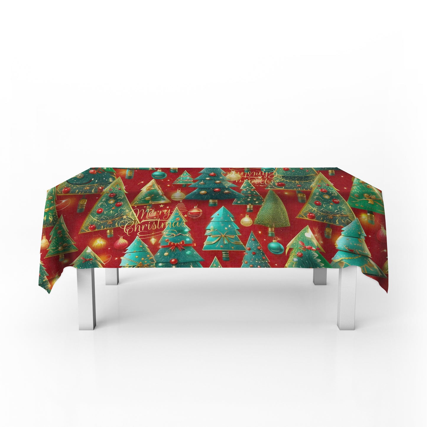 Christmas Trees Rectangle Tablecloth