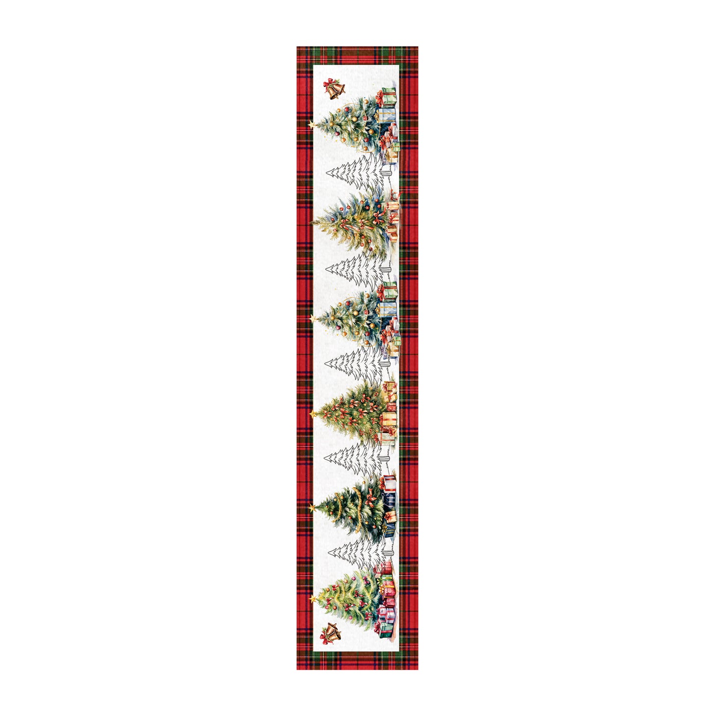 Christmas Trees Table Runner