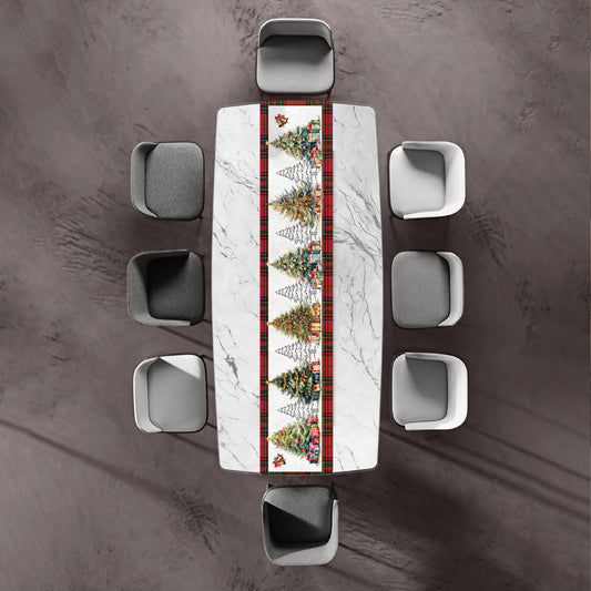 Christmas Trees Table Runner