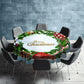 Christmas Wreath Round Tablecloth