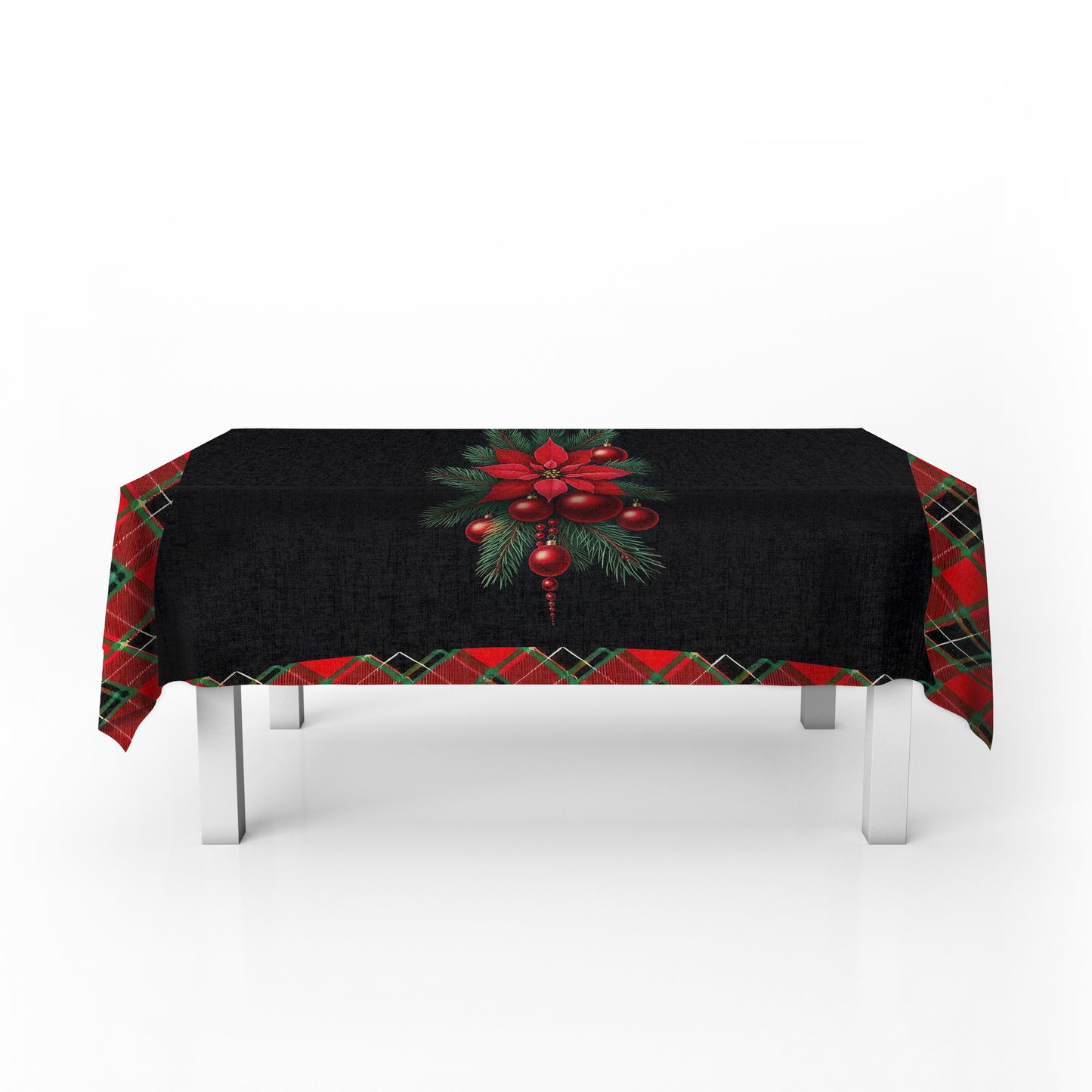 Christmas lumberjack Plated Pattern Bloom Rectangle Tablecloth