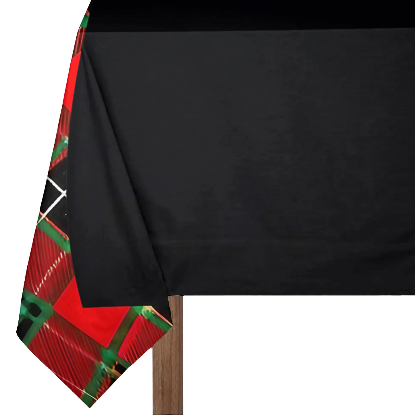 Christmas lumberjack Plated Pattern Bloom Rectangle Tablecloth