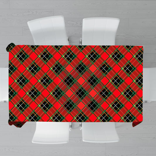 Christmas lumberjack Plated Pattern Rectangle Tablecloth