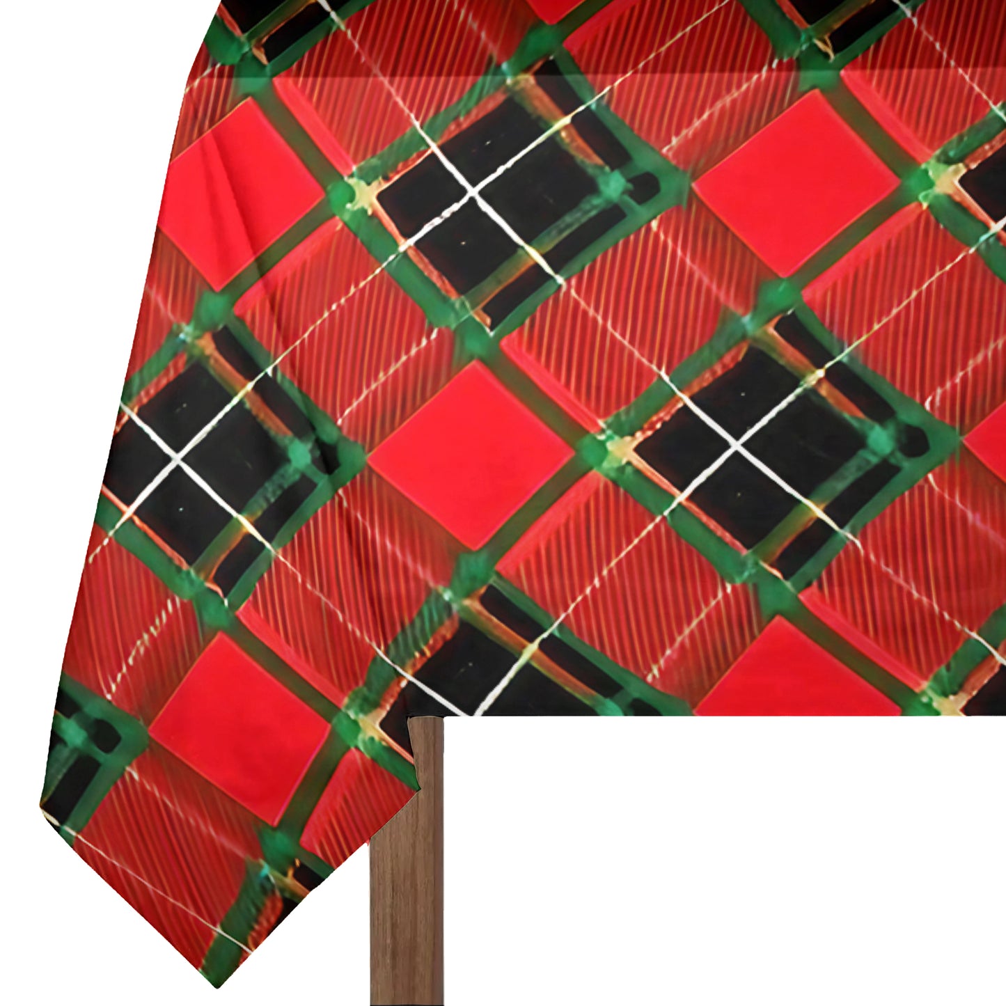 Christmas lumberjack Plated Pattern Rectangle Tablecloth