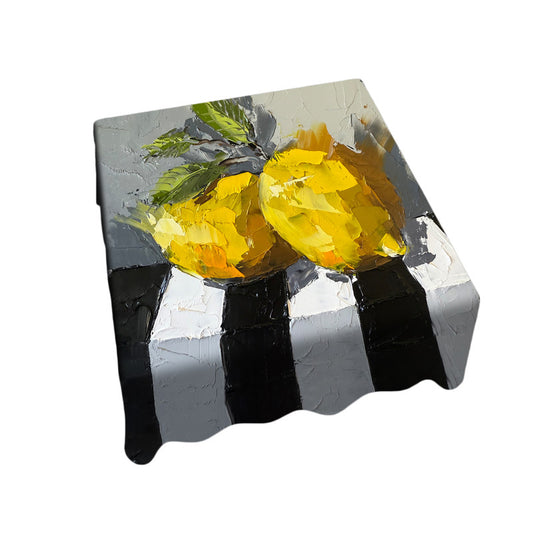 Citrus Essence Square Tablecloth by Juanette Menderoi