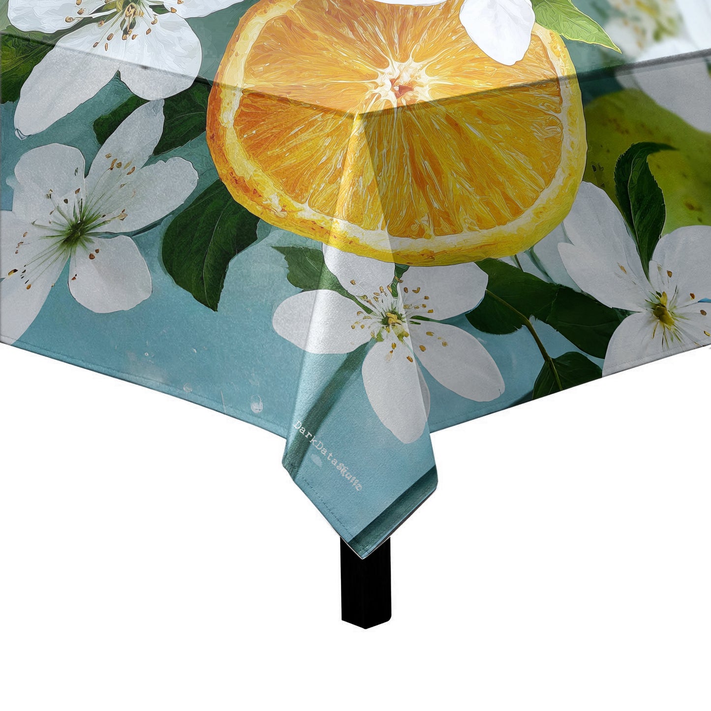 Citrus Bloom Burst Square Tablecloth by Wikus Schalkwyk