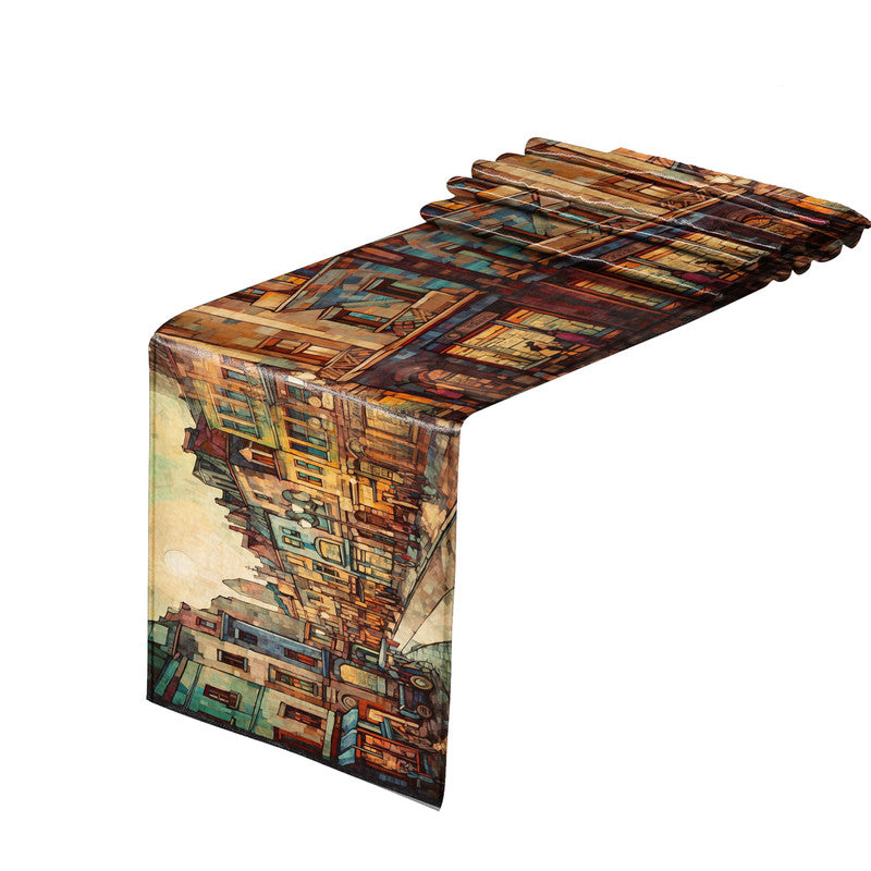 City Paintery Table Runner