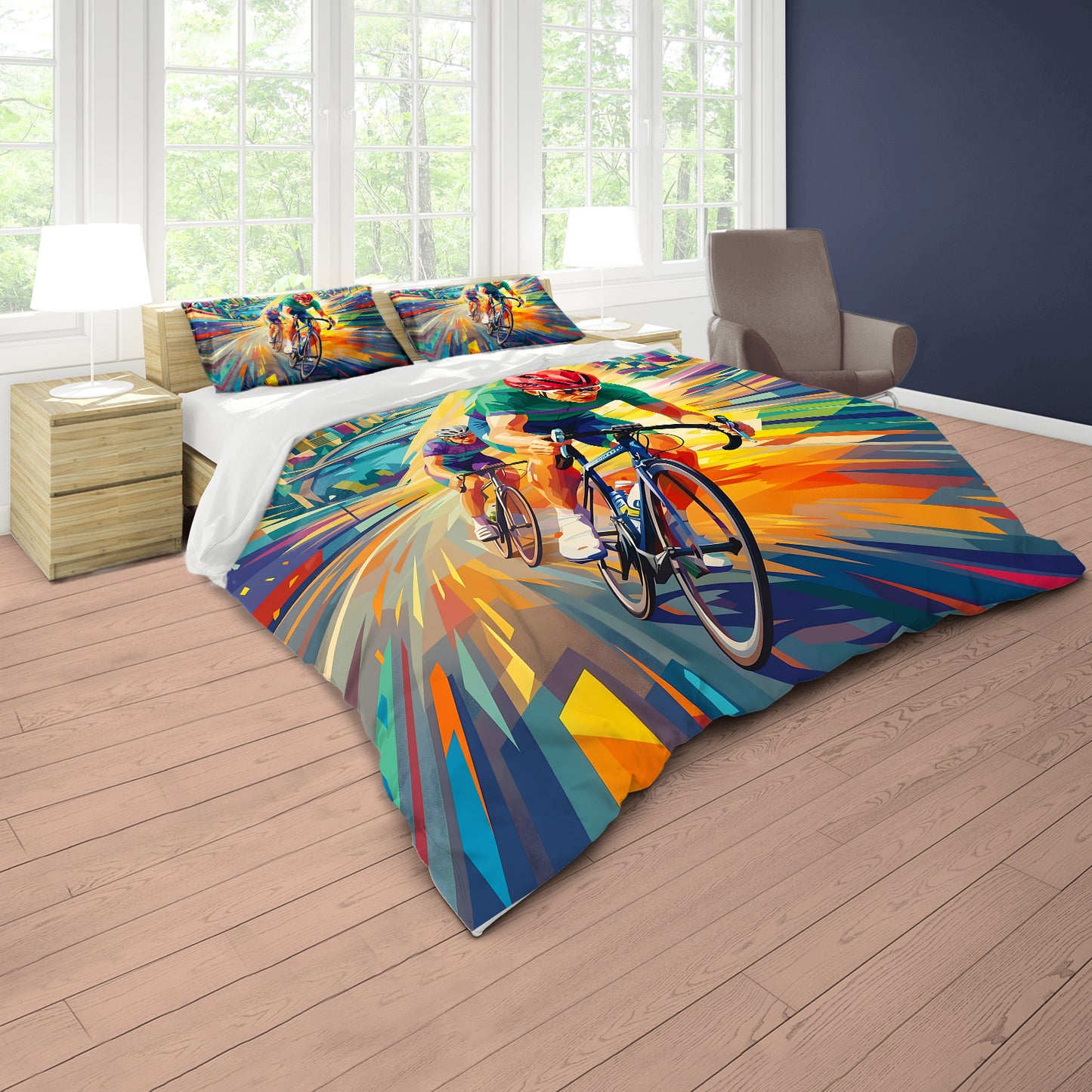 City Cycler Duvet Cover Set