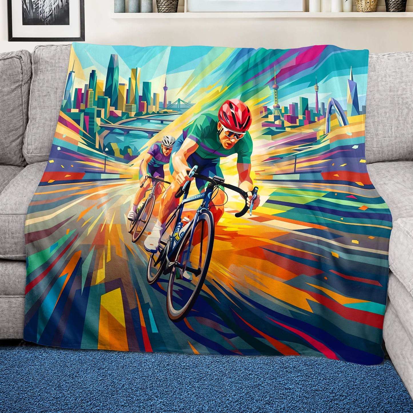 City Cycler Light Weight Fleece Blanket