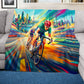 City Cycler Light Weight Fleece Blanket