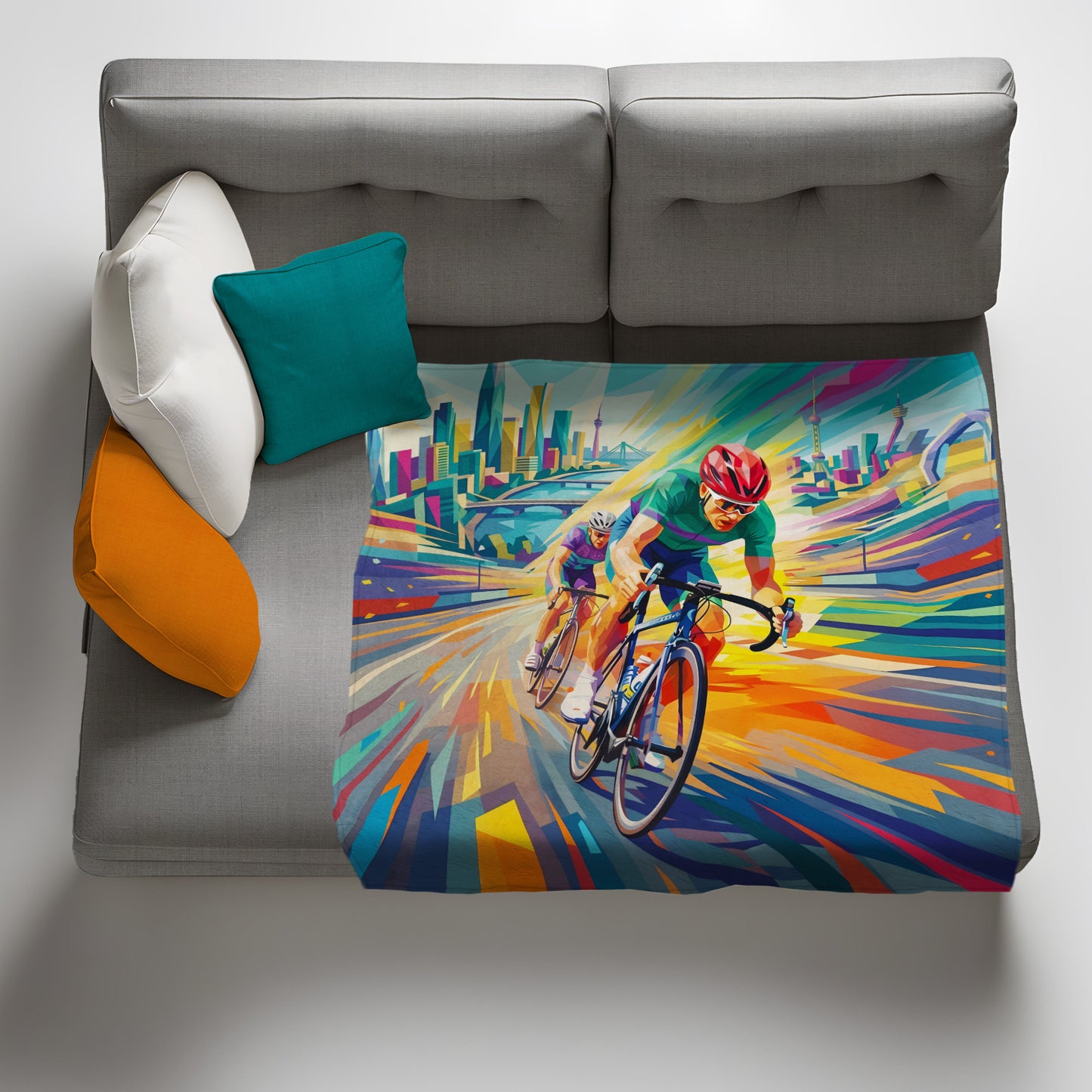 City Cycler Light Weight Fleece Blanket