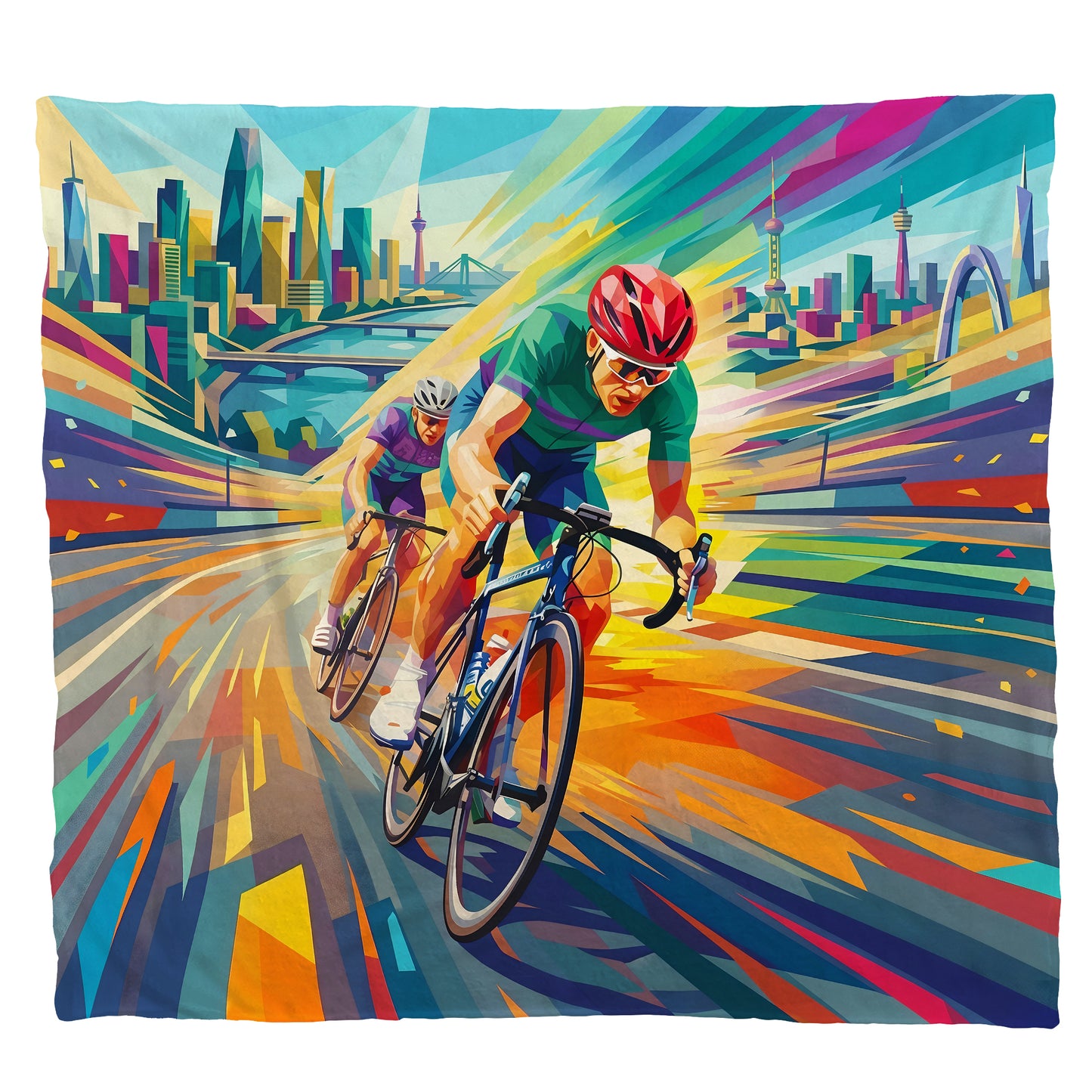 City Cycler Light Weight Fleece Blanket