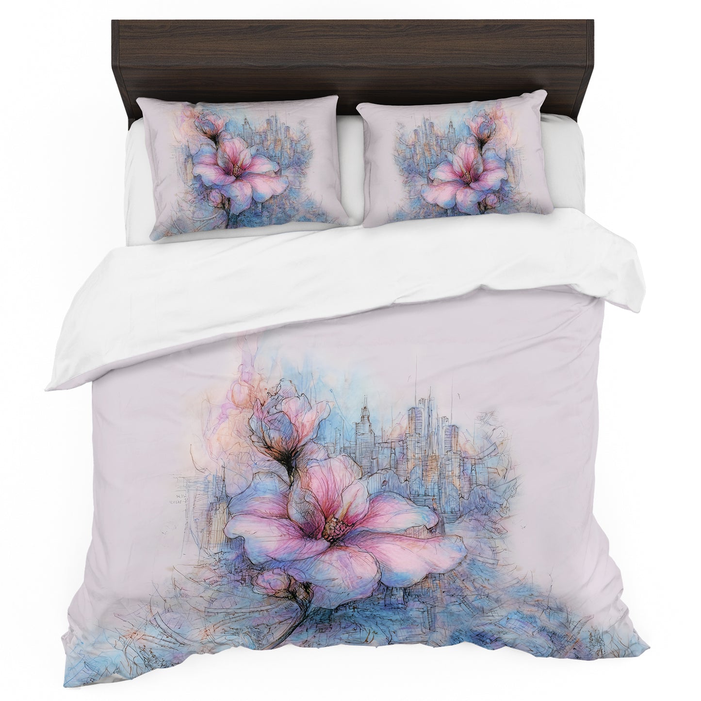 City Magnolia Duvet Cover Set