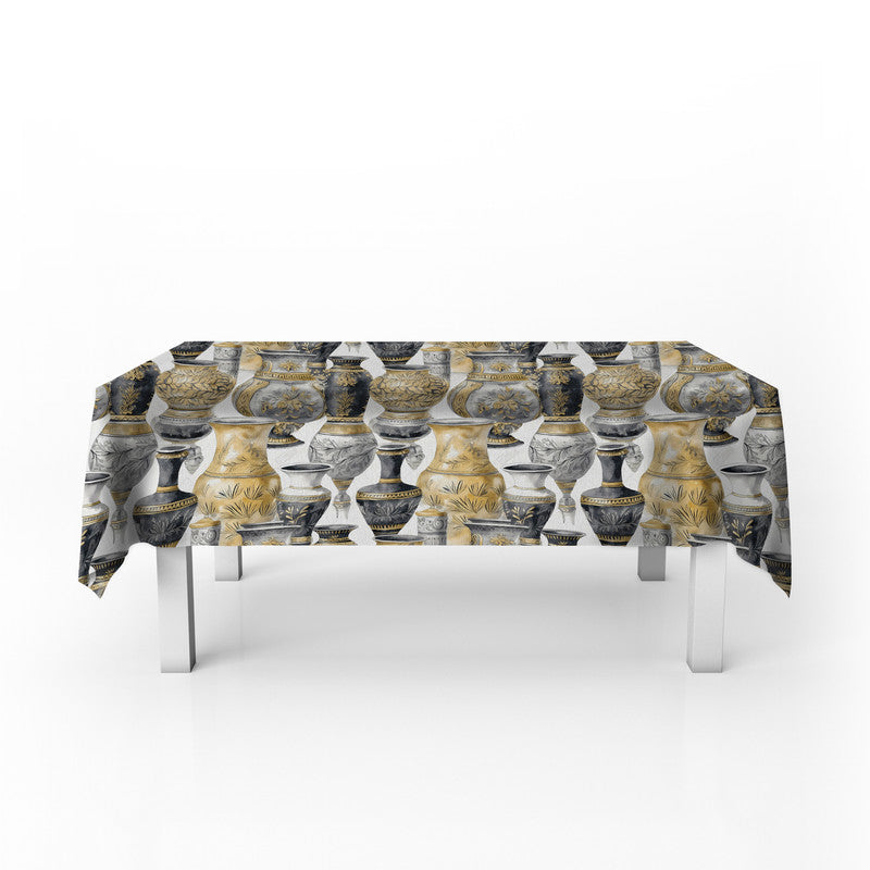 Classic Grecian Pots Rectangle Tablecloth