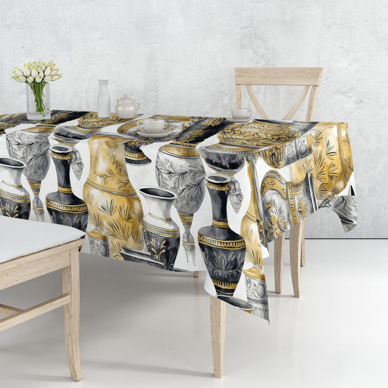 Classic Grecian Pots Rectangle Tablecloth