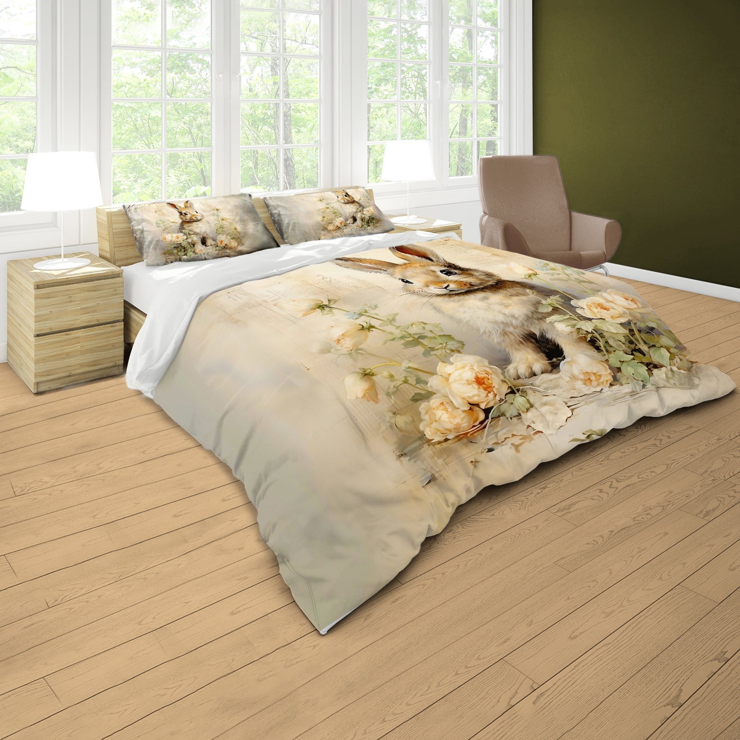 Classic Bunny Duvet Cover Set