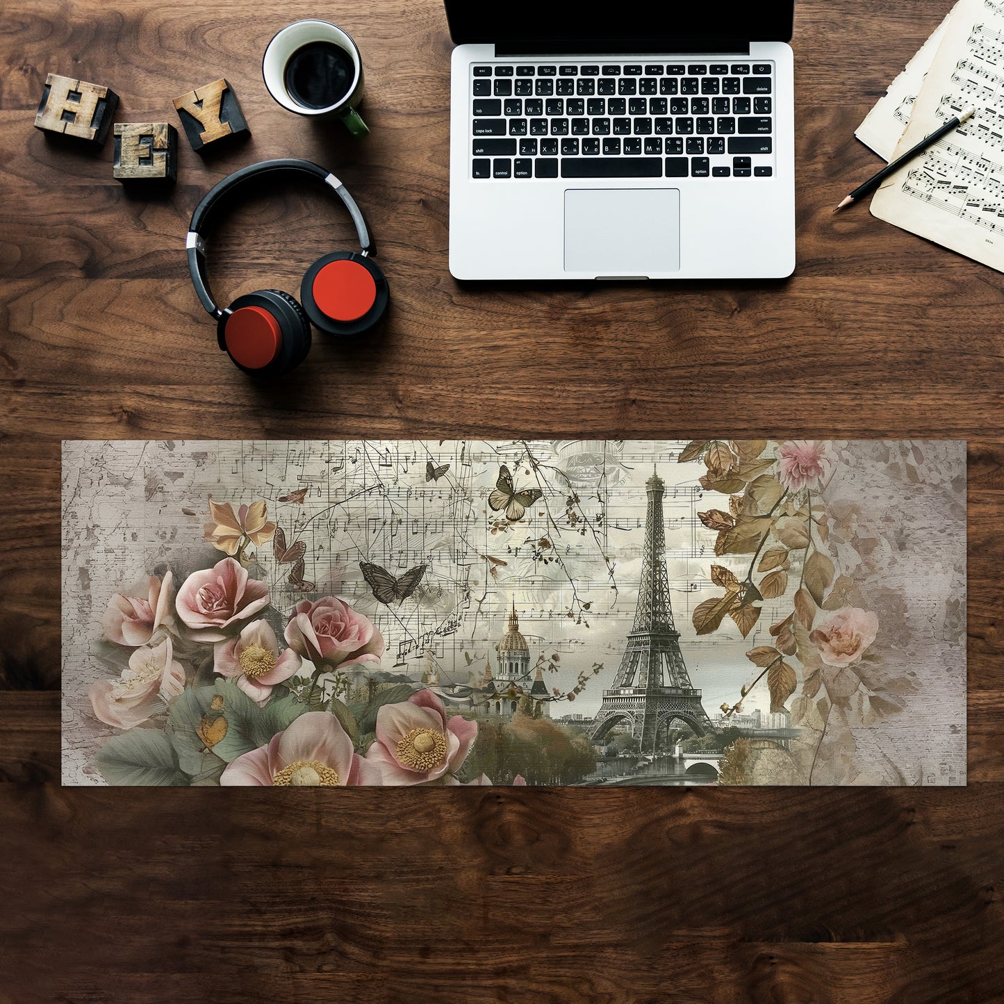 Classic Eifel Tower Desk Pad