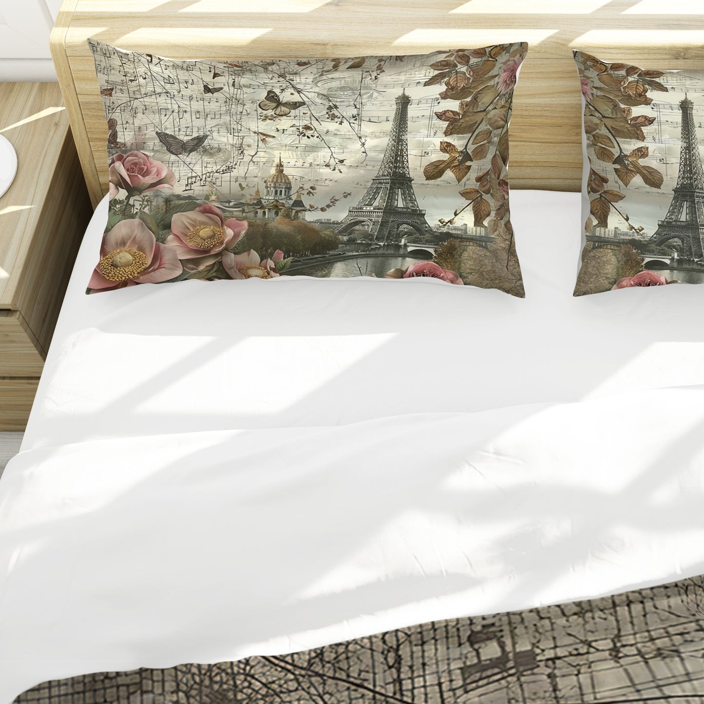Classic Eifel Tower Duvet Cover Set