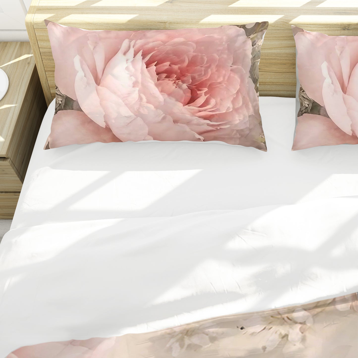 Classic French Fose Duvet Cover Set