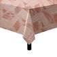Classic Pattern on Deep Peach Square Tablecloth