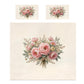 Classic Rich Cream Peony Duvet Cover Set