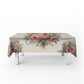 Classic Rich Cream Peony Rectangle Tablecloth (1)