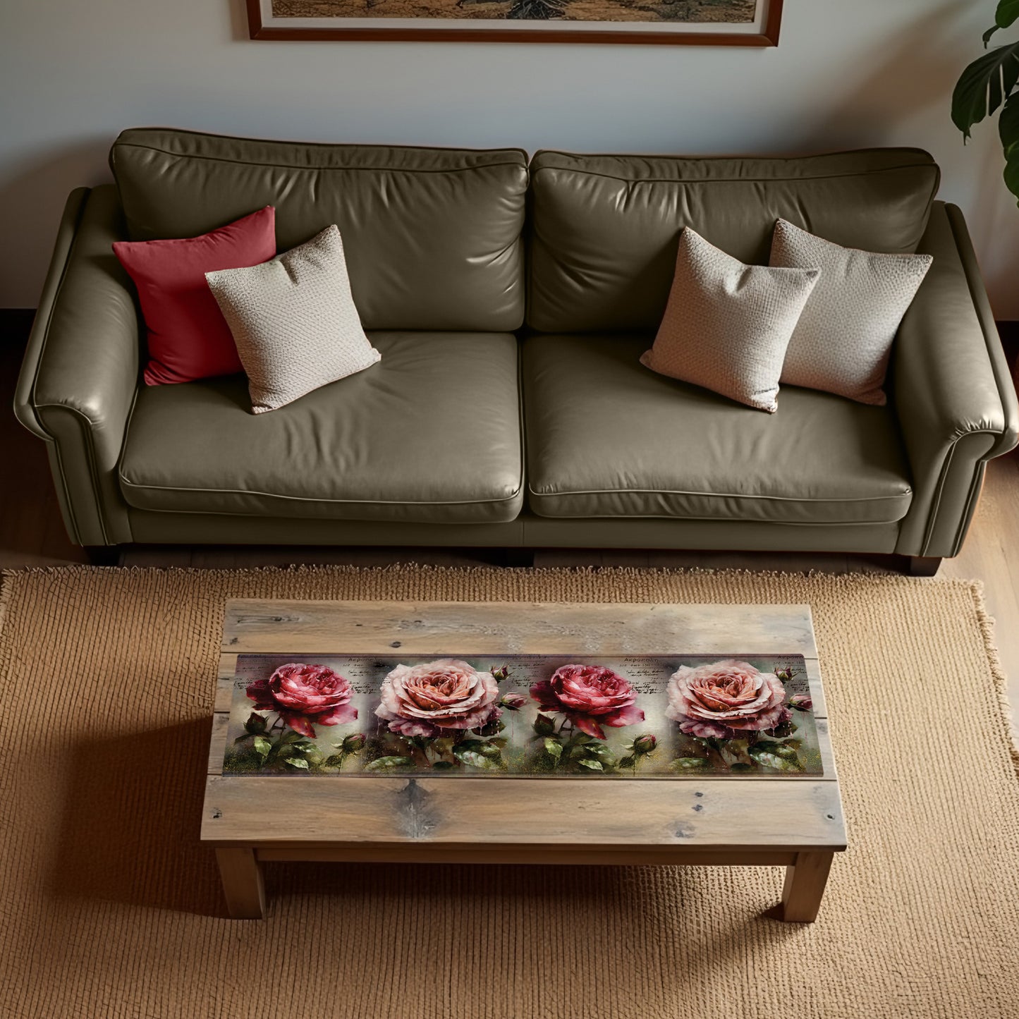 Classic Rose 160cm Table Runner