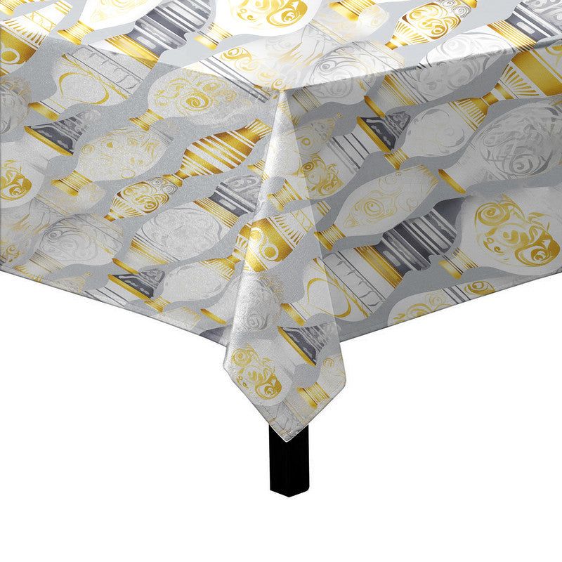 Classy Grecian Square Tablecloth