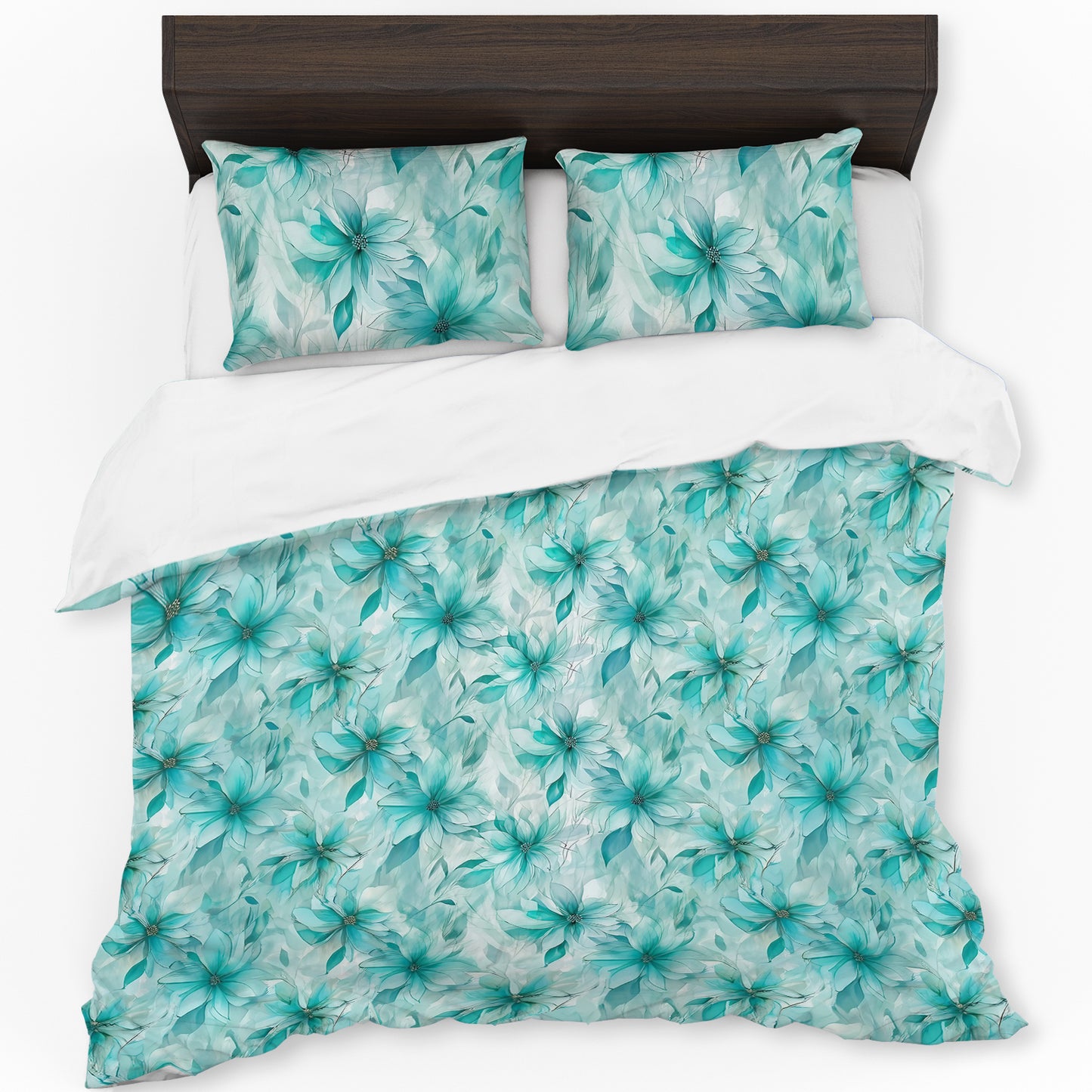 Classy Turquoise Duvet Cover Set