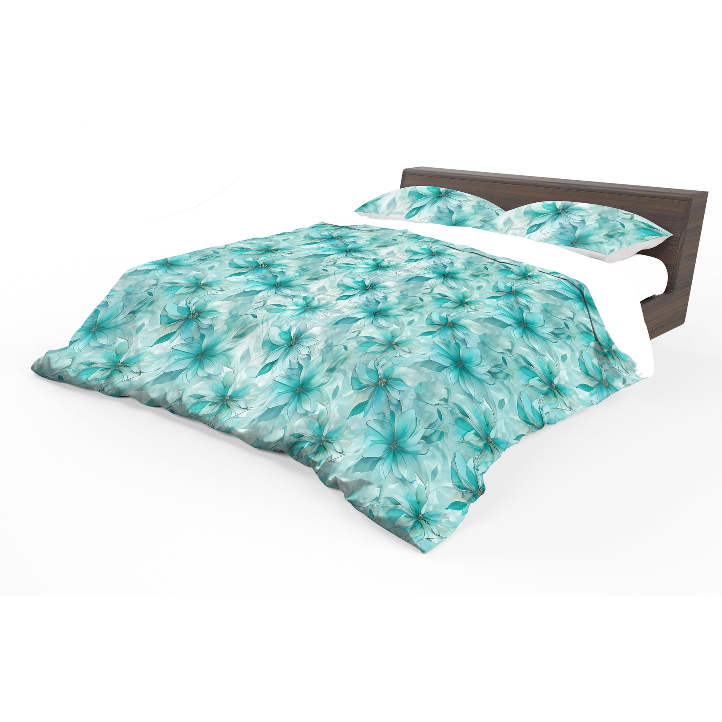 Classy Turquoise Duvet Cover Set