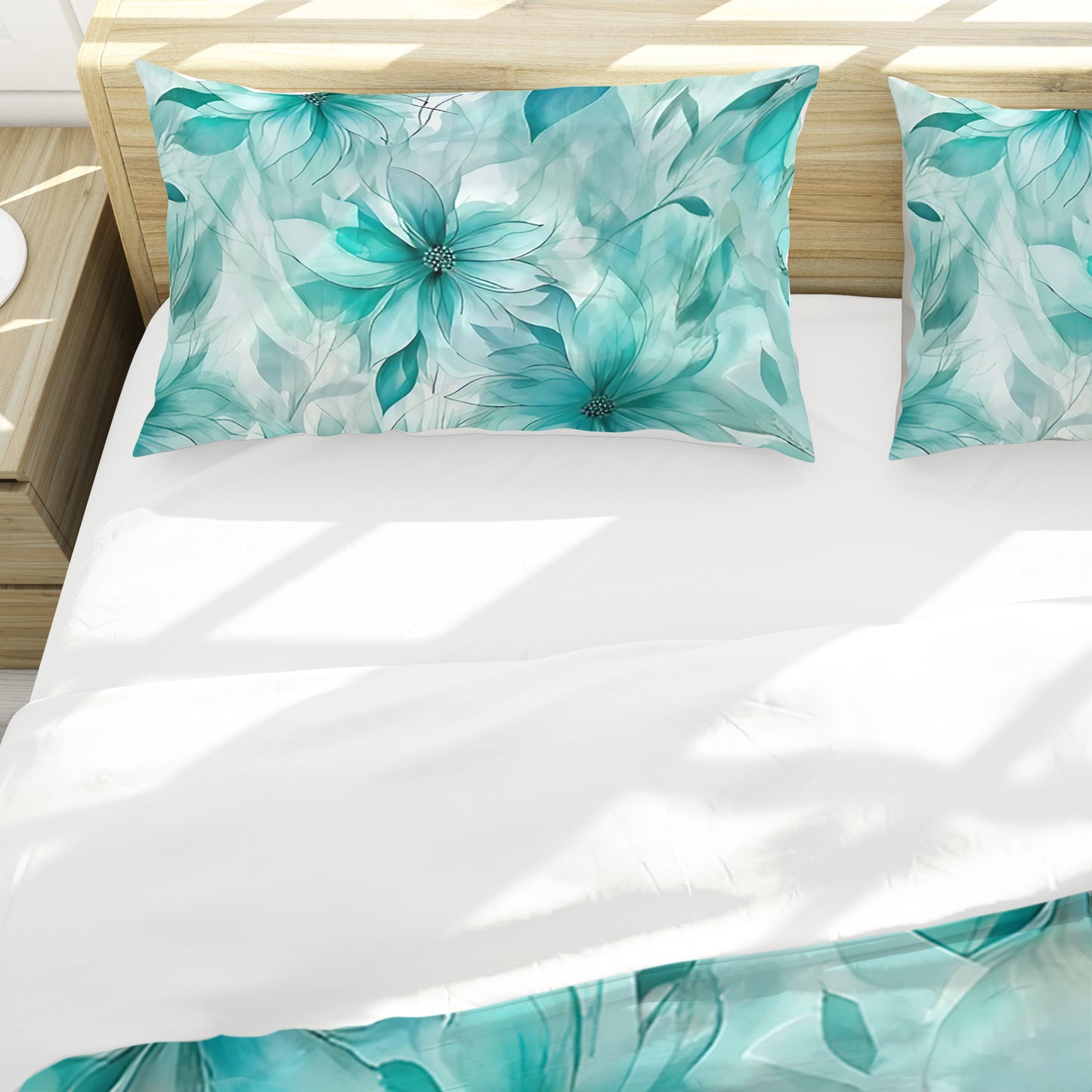 Classy Turquoise Duvet Cover Set