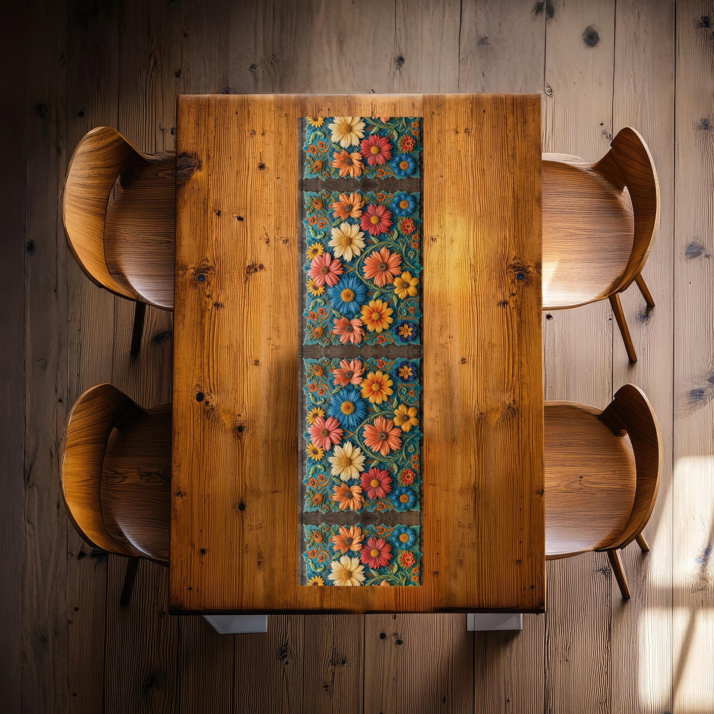 Clay Floral Heirloom 160cm Table Runner