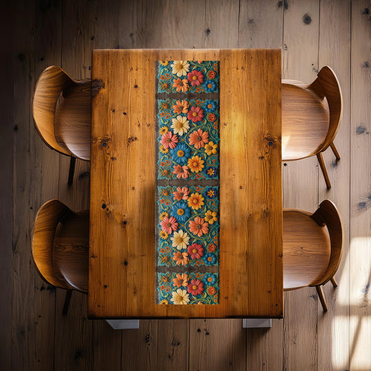 Clay Floral Heirloom 160cm Table Runner