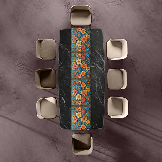Clay Floral Heirloom Table Runner