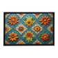 Clay Flowers Door Mat