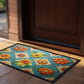 Clay Flowers Door Mat