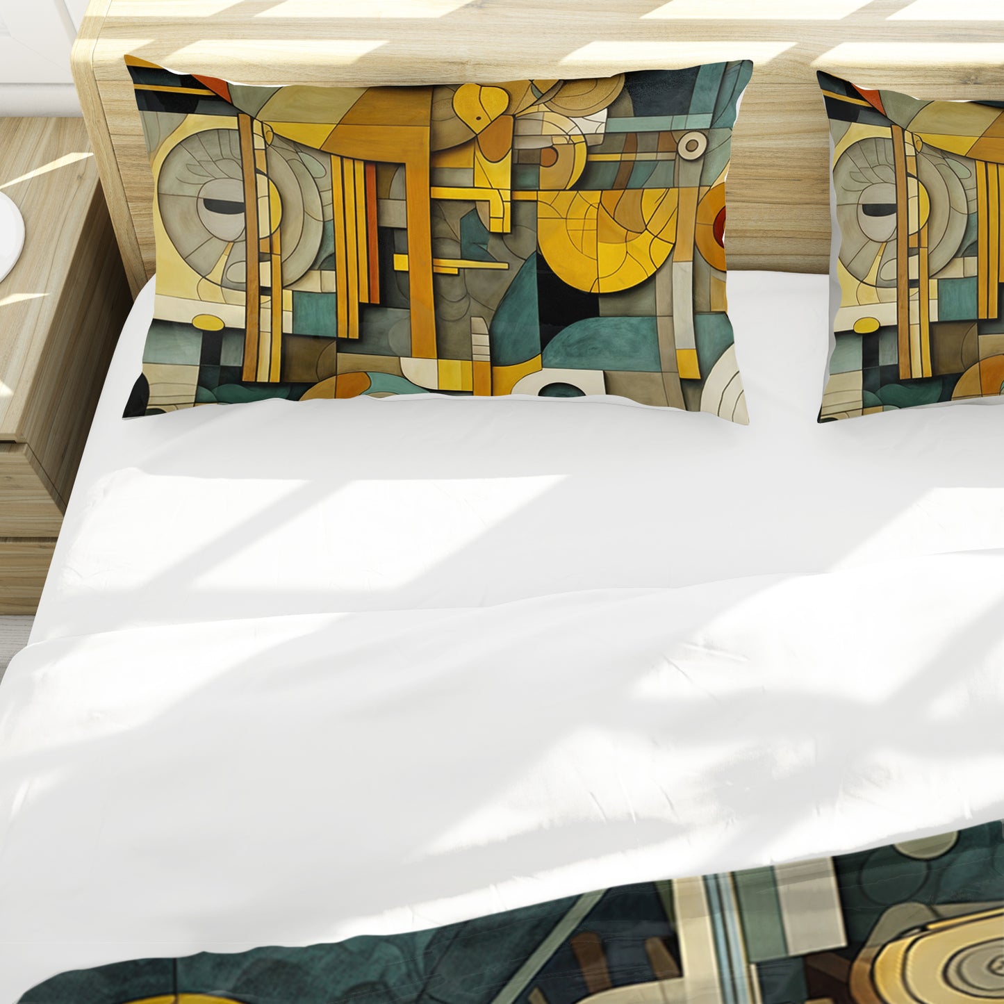 Clockwork Harmony Duvet Cover Set