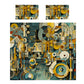Clockwork Harmony Duvet Cover Set