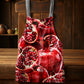 Close Up Pomegranates Medium Length Apron By Mark Van Vuuren